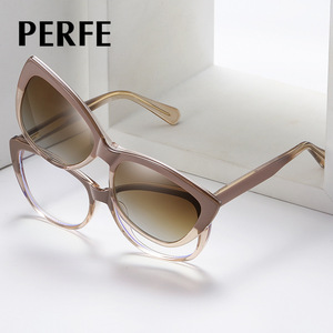 91566 TR90 từ tính hai mục đích phân cực kim cương thời trang Kính xuyên biên giới xuất khẩu cận thị một gương Kính Mắt Gọng - Product Image 5