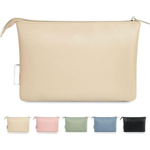 Fashion PU Leather Zipper Cosmetic Bag Travel Portable Waterproof <b>Makeup</b> <b>Storage</b> Pouch <b>for</b> Women - Product Image 3