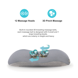 Almohada de Masaje Cervical Eléctrica Multifuncional <span class=keywords><strong>Popular</strong></span> con Espuma Viscoelástica y Calor para Cuello, Espalda y Hombros - Product Image 4