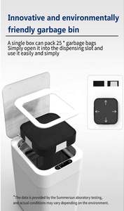 Supply for Automatic Trash <b>Bins</b> Self Sealing 20L XIAOMI Sensor Garbage <b>Bin</b> Self Changing Smart Waste Disposal Cans - Product Image 3