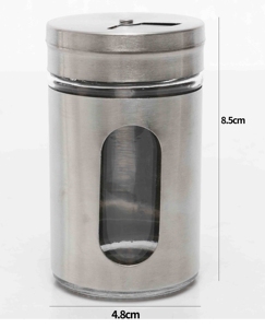 Lọ Đựng Gia Vị Bằng Thủy Tinh Tròn 100Ml Lọ Đựng Gia Vị Rỗng Có Nắp Đậy Bình Lắc - Product Image 6