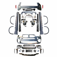 Kit de Carrocería Completo Estilo X5M para BMW X5 F15 2013-2018, Parachoques Delantero y Trasero, Faldones Laterales, Alerón de Arco de Rueda, Difusor Trasero y Rejilla