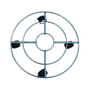 Soporte de maceta móvil de metal <span class=keywords><strong>con</strong></span> 4 <span class=keywords><strong>ruedas</strong></span> giratorias <span class=keywords><strong>Base</strong></span> de maceta redonda móvil <span class=keywords><strong>para</strong></span> el hogar <span class=keywords><strong>para</strong></span> uso doméstico - Product Image 5