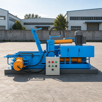 Presse à balles horizontale pour ferraille, haute compression, pour copeaux d'aluminium et matériaux divers, directement de l'usine