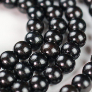 Ebony <b>Beaded</b> <b>Bracelet</b> 6mm 108 Beads Multi Strand Women's Gift Jewelry - Product Image 1