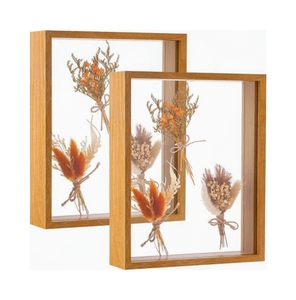 Wall Mount trang trí nội thất Acrylic hoa khung trường hợp hiển thị nhựa ảnh ngày của mẹ trung tâm đám cưới - Product Image 1