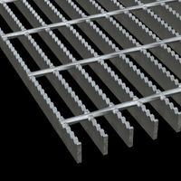 Grille en acier sur mesure OEM, installation facile pour le drainage des parkings, grille de protection de tranchée, tôle perforée