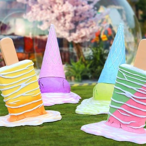 Art Sweet Candy props tamaño real personalizado gigante helado fusión piruleta escultura para escaparate - Product Image 2