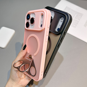 Nueva funda de teléfono creativa con soporte de anillo doble giratorio para <span class=keywords><strong>iPhone</strong></span> 16 <span class=keywords><strong>Pro</strong></span> <span class=keywords><strong>Max11</strong></span> 12 13 14 15 17 <span class=keywords><strong>Pro</strong></span>, funda de teléfono magnética con soporte plegable - Product Image 2