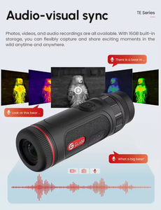 Hướng dẫn ngoài trời te211 nhỏ gọn 228g mini cầm tay 256x192 12μm netd 30mk nhiệt tầm nhìn ban đêm một mắt săn bắn một mắt phạm vi - Product Image 3
