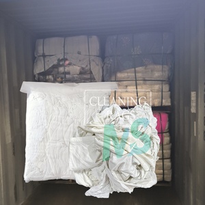 Paños de Algodón Blanco Comprimidos, Paños de Limpieza de Material de Algodón Clasificado, Paños Industriales para Mantenimiento de Plataformas Marinas - Product Image 1