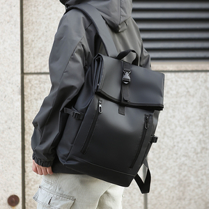 Custom logo Waterproof Rolltop Laptop Backpack Manufacturer Casual Sports Travel Backpack College Student Computer Backpack - Product Image 6