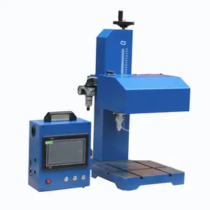 Portable With Touch Screen Chassis Number Meta Engraving Mahine Penumatic Dot Peen Marking Machine For Metal Series