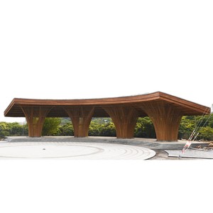 Yuzhu Bamboo Pavilion Outdoor Leisure Landscape Structure Waterproof Manual Crafted Creative Design For Garden Decoration - Product Image 3