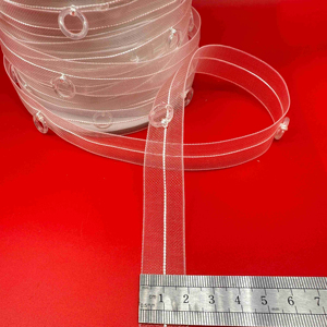 Прозрачная прозрачная клейкая лента для штор из полиэстера - Product Image 2