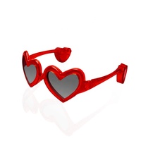 Lunettes de soleil à led design à la mode lunettes de soleil clignotantes en forme de coeur pour la fête