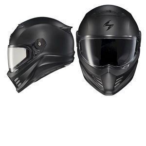 Casco Integrale Scorpion Covert Fx Nero in Fibra di Vetro L per Moto - Product Image 1