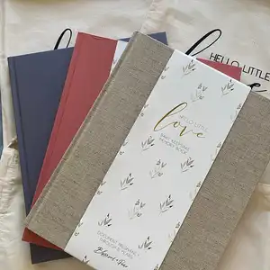 Yiwu Labon Stationery 160gsm Journals Custom Printing Gold Foil Edge Dotted Notebook