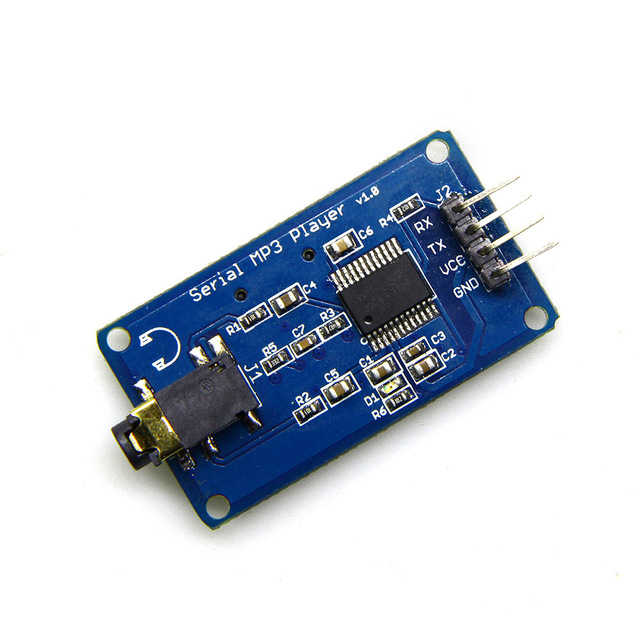 YX5300 6300 MP3 Music Module with Voice Player Serial Port Control & TF Card Slot Electronic Components