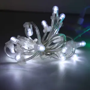 IP65 IP44 12V 100m 666 Led Crystal Garland Clip Led String Fairy Lights New Year Christmas For Wedding Decoration