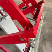 Elevador de Tijera Ultrafino de Bajo Perfil con Doble Cilindro Hidráulico para Taller de Reparación de Automóviles