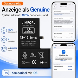 Batteria Premium di Ricambio per <span class=keywords><strong>iPhone</strong></span> 6 7 8 Plus XR XS 11 12 14 16 Pro Max <span class=keywords><strong>SE</strong></span> Air, Alta Capacità, Vendita Diretta dalla Fabbrica - Product Image 1