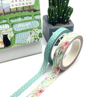 Fabricant de rubans Washi personnalisés, faible MOQ, fournitures de planification imprimables mignonnes, rouleaux décoratifs pour scrapbooking et journal, approvisionnement direct usine