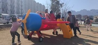 Grand toboggan combiné en forme d'avion pour enfants, jouet en plastique, petit docteur, vente chaude