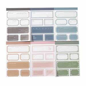30 par paquet, Notes autocollantes de la série Petite Beauté, à bordure et forme personnalisées, pour la décoration de carnets de rentrée scolaire/diplôme - Product Image 3