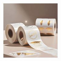 Hot Sell Business Card Feuille d'or Kiss Cut Sticker Sheet Printing