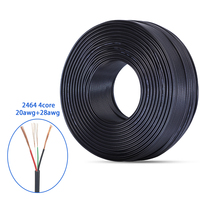 Câble de données USB 2464 20+28AWG à courant élevé 5A, câble de charge à quatre conducteurs gainé de PVC, fil électronique