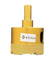 Forets diamantés LAANCI, forets à noyau brasés, forets pour le bois, tige triangulaire, utilisation à sec, 6 mm-100 mm, finition peinture pulvérisée, personnalisés