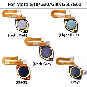 Bouton d'accueil pour Motorola Moto G10 G20 G30 G50 G60 capteur d'empreintes digitales capteur d'identification tactile maison câble flexible ruban - Product Image 5