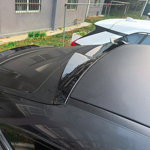 Mercedes-Benz GLE Coupe Rear Spoiler Blade Style Piano <b>Black</b> Carbon Fiber Texture ABS Material <b>Trunk</b> Wing Exterior Modification - Product Image 3