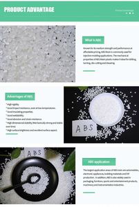 Granulés de plastique ABS 3001MV 3001MV2 3001MV2A X00312, haute résistance aux chocs, qualité de moulage par injection à usage général, fabriqué en Chine - Product Image 5