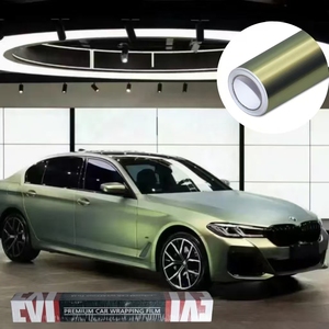 <span class=keywords><strong>Film</strong></span> Vinyle Métallique Auto-Adhésif FYL PET à Changement de Couleur Vert Bambou Urbain pour Voiture, Rouleau Amovible avec <span class=keywords><strong>Film</strong></span> Anti-Bulles - Product Image 1