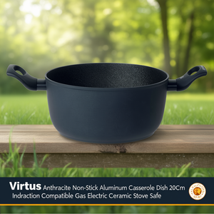 Casseruola Alluminio antiaderente (20cm) VIRTUS Antracite CS480202910001 - Product Image 3