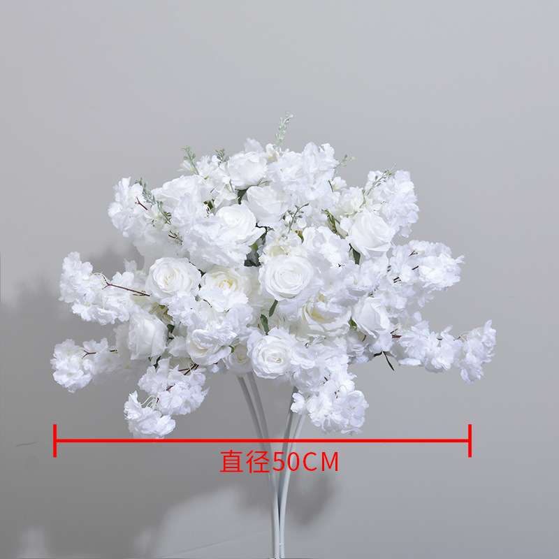Bola de flores de golondrina pequeña de flor de cerezo-50cm