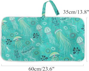 Custom Baby <b>Changing</b> Mat Waterproof Newborn Baby Diaper <b>Changing</b> Mat Pad Portable Baby <b>Changing</b> Pad Travel Baby <b>Changing</b> Mat - Product Image 5