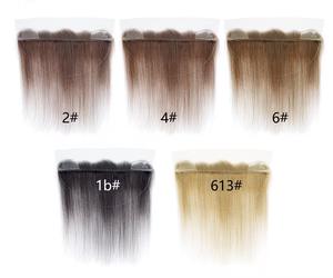 Haute qualité <span class=keywords><strong>sans</strong></span> colle <span class=keywords><strong>sans</strong></span> colle 2025 nouveauté extensions de cheveux frontales en dentelle HD colorées - Product Image 2