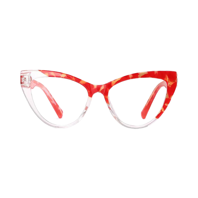 Custom Logo Fashion Cat Eye Glasses Computer Anti Blue Light Eyewear Vintage Blue Light Blocking TR90 Eyeglasses Frames