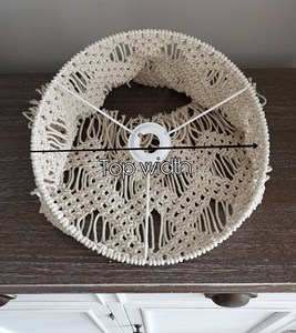 Chiếu sáng Boho Chụp đèn hiện đại đèn chùm đèn chùm handmade bóng râm rìa đèn - Product Image 6