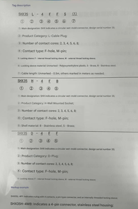 Conectores Eléctricos Amphenol Aerospace Operations Serie SHX35, Pequeños, de Goma, Herméticos, Enchufables en Húmedo, de 16 Núcleos, 10-500Hz - Product Image 5
