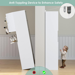 <strong>Bathroom</strong> Furniture OEM <strong>Tall</strong> Large Freestanding <strong>Bathroom</strong> Cabinet with 4-Door Open Compartment Floor <strong>Storage</strong> for <strong>Bathroom</strong> - Product Image 5