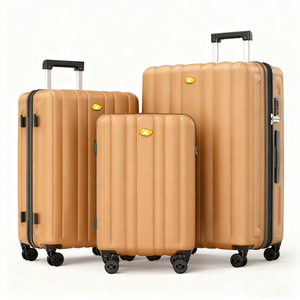 Set di <span class=keywords><strong>Valigie</strong></span> MGB 3 Pezzi 20 24 28 Pollici, Trolley Rigido in PC con Ruote Girevoli, Bagaglio da Viaggio Rosa - Product Image 1