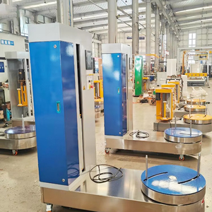 Machine d'emballage électrique pour bagages et marchandises avec système de pesage PLC intégré, emballage automatique pour l'alimentation et les boissons - Product Image 6