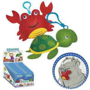 Kit de couture en feutre DIY Jinying Cat Ocean Animal, jouet fait main pour enfants, cours d'art, cadeaux d'anniversaire, activités préscolaires - Product Image 6