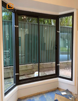 Offre Spéciale : Fenêtre en Baie Extérieure en Aluminium Style Français, Coupe-Vent, Personnalisée pour Résidence, Villa, Maison