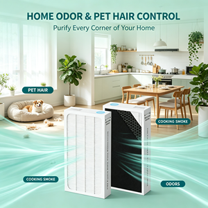 Filtre HEPA traité au TiO2 - Compatible avec le <span class=keywords><strong>purificateur</strong></span> <span class=keywords><strong>d</strong></span>'<span class=keywords><strong>air</strong></span> <span class=keywords><strong>Electrolux</strong></span> Aerus Lux Guardian - Product Image 4