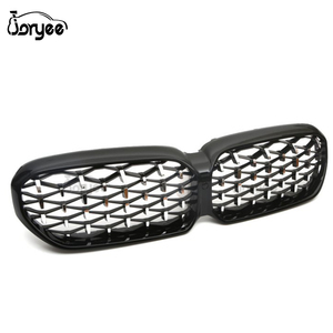 Grille de calandre avant de voiture Joryee en carbone noir, style diamant, pour <span class=keywords><strong>BMW</strong></span> <span class=keywords><strong>X2</strong></span> F39 2019-2022 2020 - Product Image 2